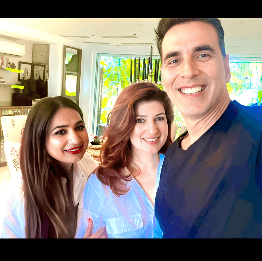 Surbhi Gupta with a public figure
