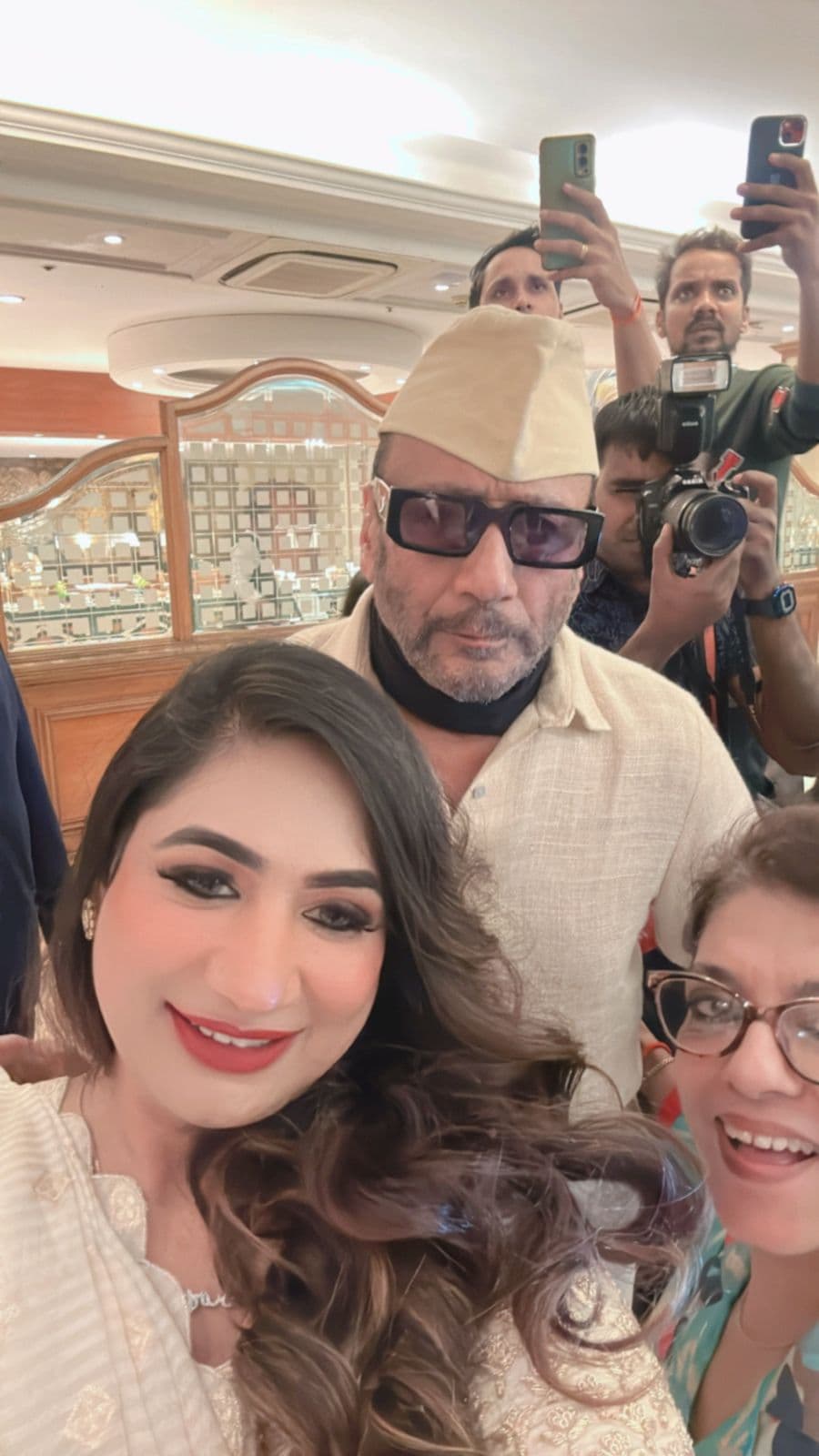 Surbhi Gupta with a public figure