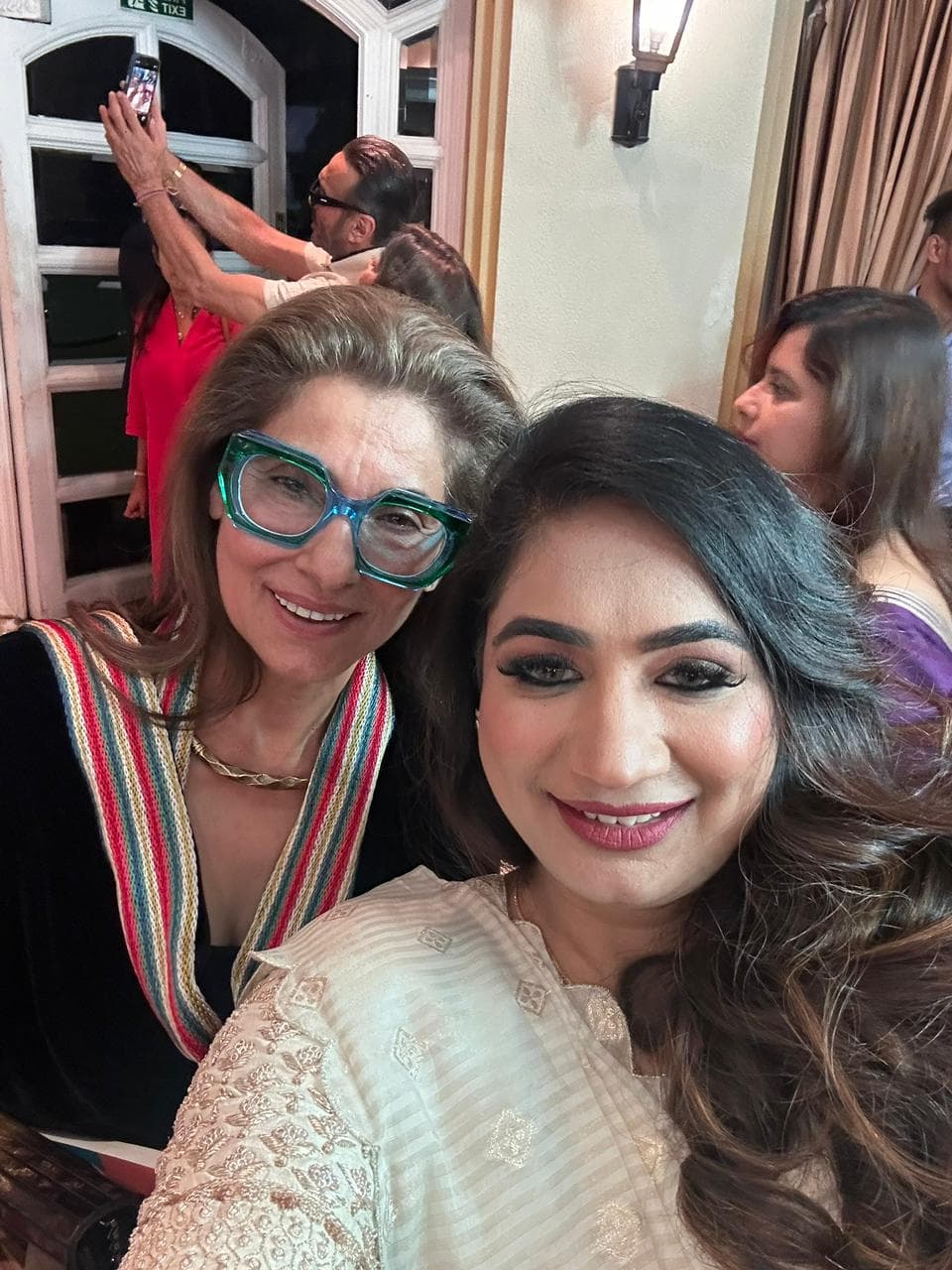 Surbhi Gupta with a public figure