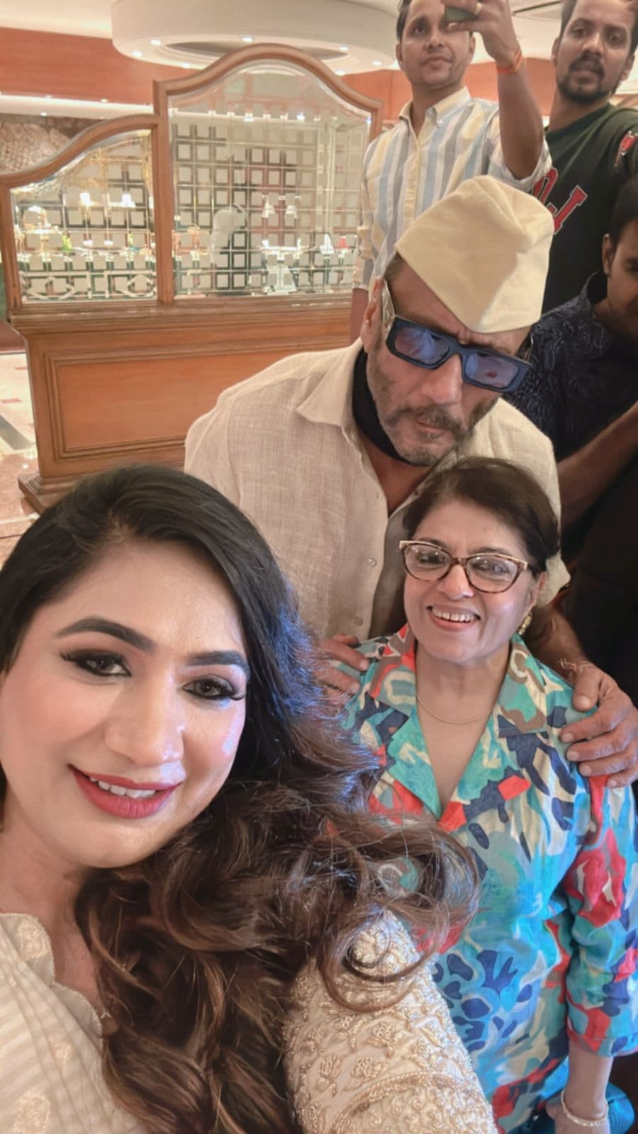 Surbhi Gupta with a public figure