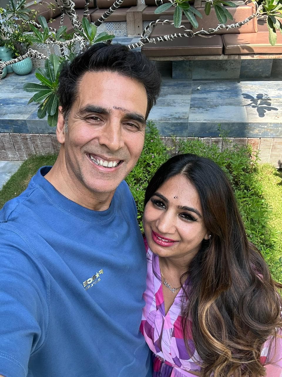 Surbhi Gupta with a public figure
