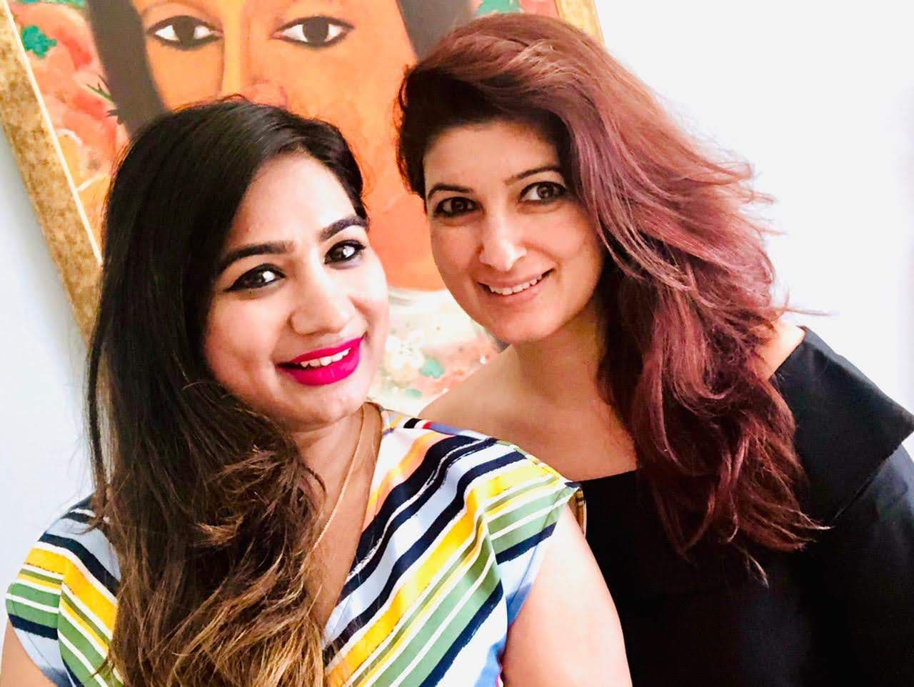 Surbhi Gupta with a public figure