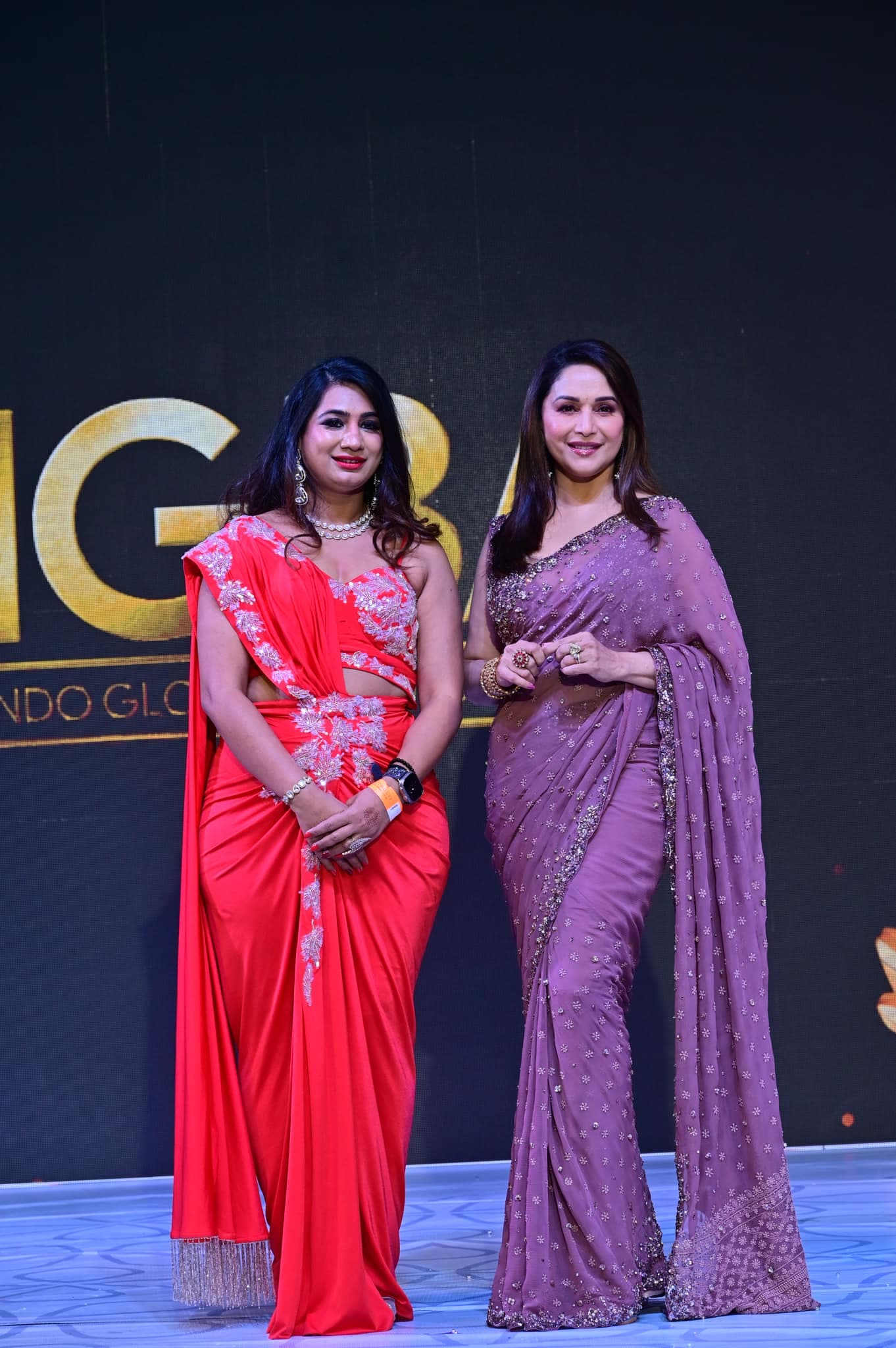 Surbhi Gupta with a public figure