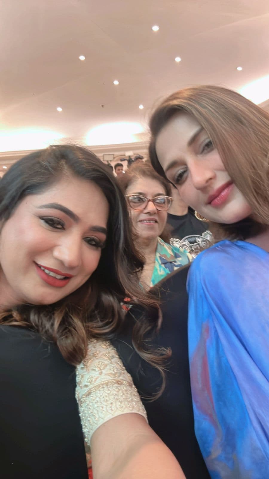 Surbhi Gupta with a public figure